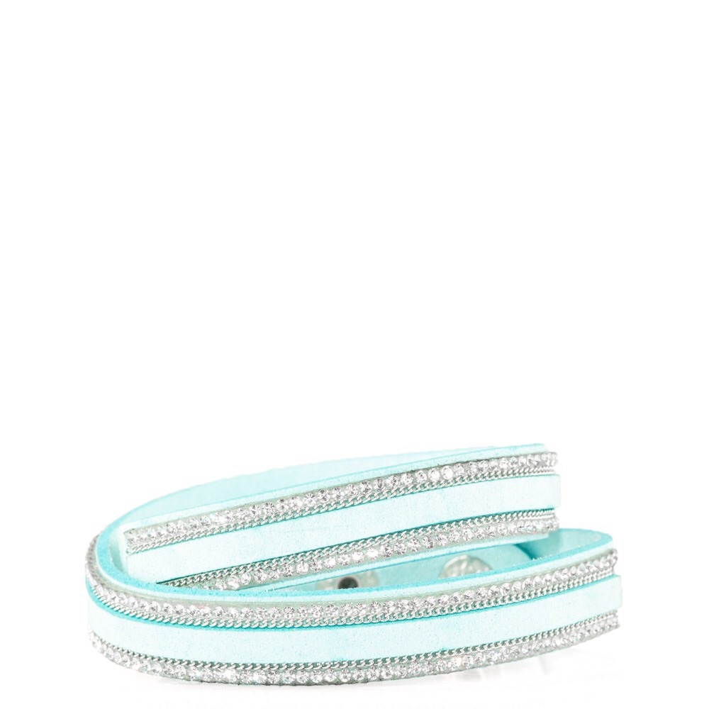 Paparazzi Going For Glam Blue Bracelet